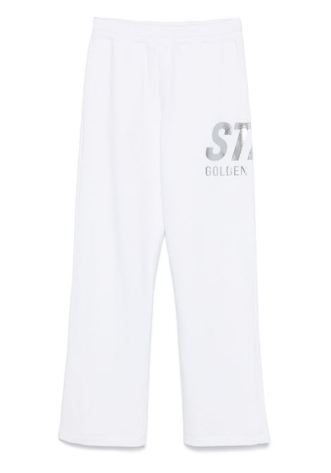 White wide track trousers Golden goose - unisex